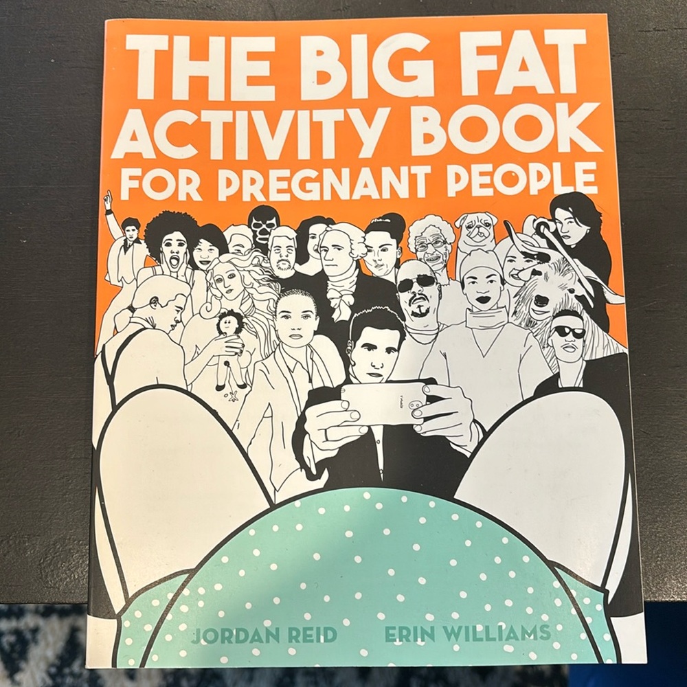The Big Fat Activity Book For Pregnant People NWOT coloring book
